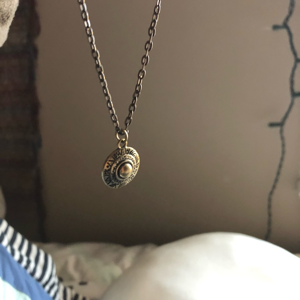 🚫 SOLD Gold Boho Charm Necklace